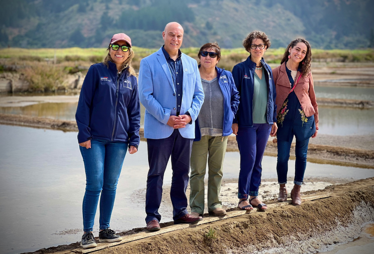 Reinstalan sistema de monitoreo en línea para proteger el humedal Laguna Cáhuil